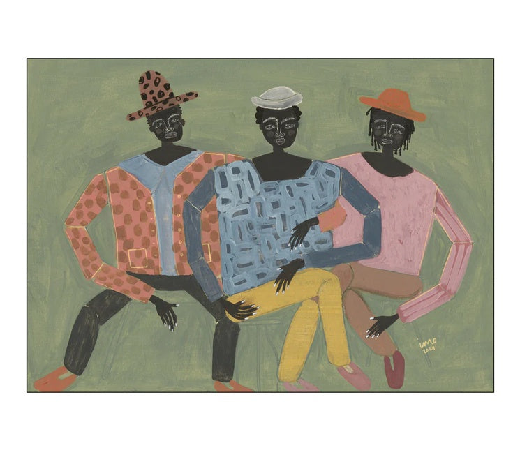 Ibi Meier Oruitemeka - Hanging Out - 50x70cm - HAYGEN