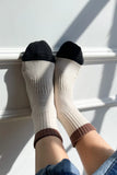 Le Bon Shoppe - Girlfriend Socks - Black Coffee - HAYGEN