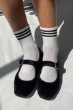 Le Bon Shoppe - Girlfriend Socks - White - HAYGEN
