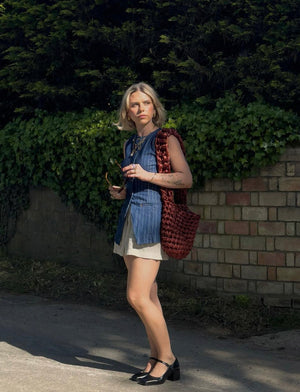Isla de Gar - Squid Oversized Bag - Chocolate Brown - HAYGEN