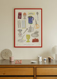 Isabelle Vandeplassche - A Collection of Kitchen Objects 50x70cm - HAYGEN