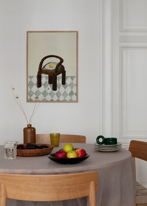 Isabelle Vandeplassche - Chair with Fruit - 50x70 cm - HAYGEN