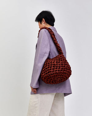 Isla de Gar - Squid Oversized Bag - Chocolate Brown - HAYGEN