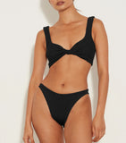 Hunza G - Juno Bikini - Black - HAYGEN