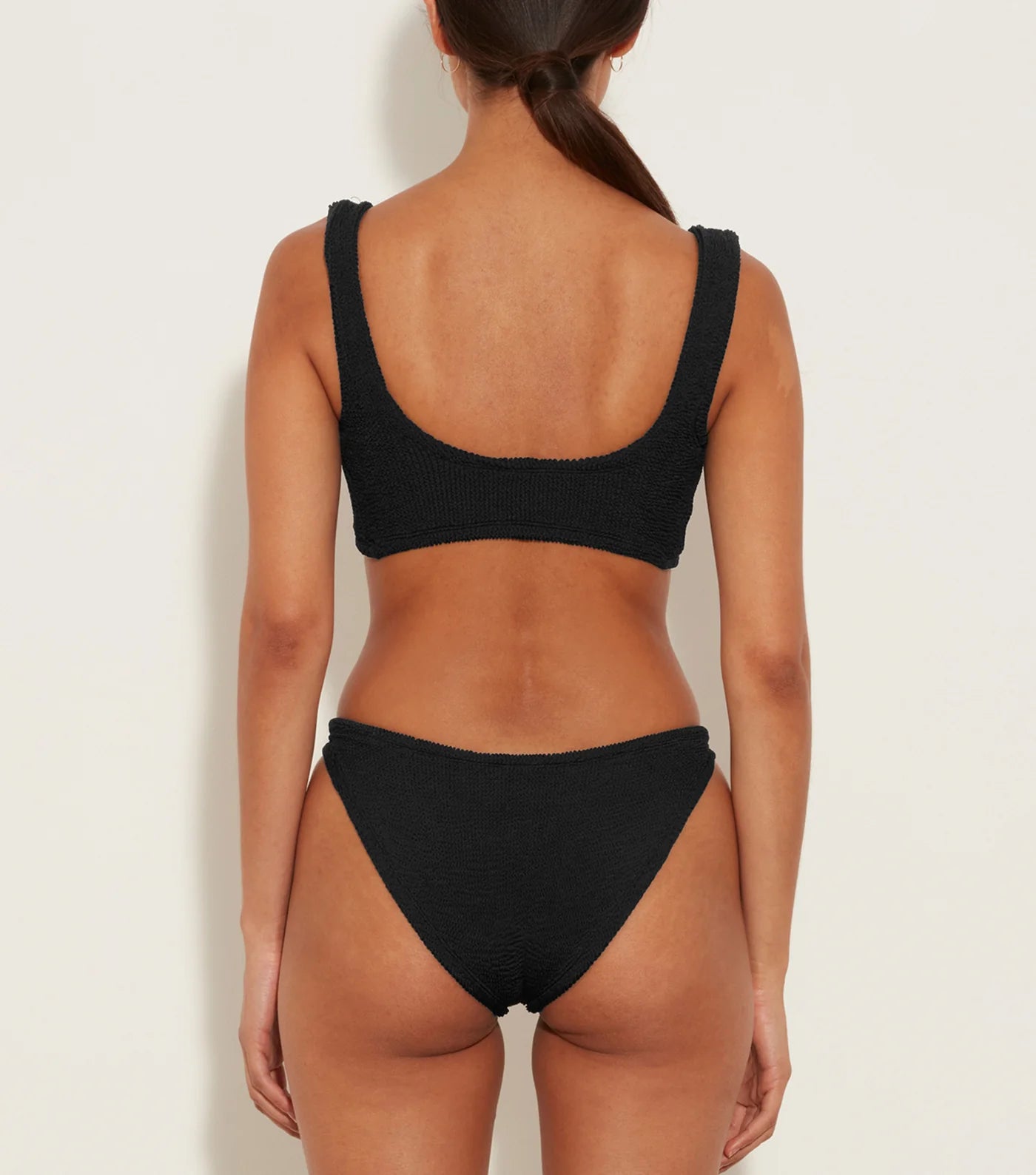 Hunza G - Juno Bikini - Black - HAYGEN