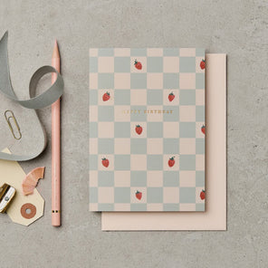 Birthday Strawberries Card Product Image