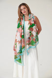 One Hundred Stars - Kitsch Bouquet Green Scarf - HAYGEN