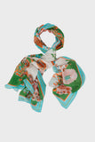 One Hundred Stars - Kitsch Bouquet Green Scarf - HAYGEN