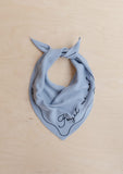 TBCo - Merino Wool Triangle Scarf in Forget Me Not - HAYGEN