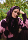 TBCO - Merino Wool Triangle Scarf in Fig - HAYGEN