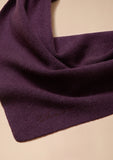 TBCO - Merino Wool Triangle Scarf in Fig - HAYGEN