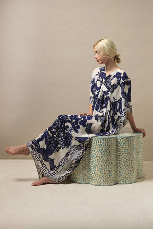 One Hundred Stars - Margeux Kaftan - Giant Willow Blue - HAYGEN