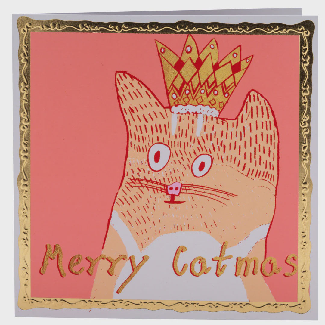 Merry Catmas Card