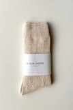 Le Bon Shoppe - Modal Eyelet Socks - Oyster - HAYGEN