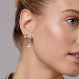 Mixed Stone Crystal Drop Earrings - HAYGEN