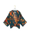 One Hundred Stars - Orchid Teal Wool Kimono