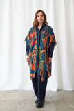 One Hundred Stars- Orchid Teal Wool Throwover