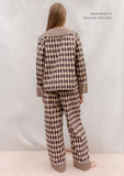 Tbco - Cotton Pyjamas Camel Harlequin
