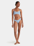 Hunza G - Phoebe Bikini - Metallic Ice Blue - HAYGEN