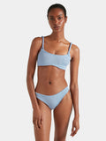 Hunza G - Phoebe Bikini - Metallic Ice Blue - HAYGEN