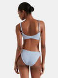 Hunza G - Phoebe Bikini - Metallic Ice Blue - HAYGEN