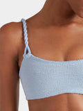 Hunza G - Phoebe Bikini - Metallic Ice Blue - HAYGEN