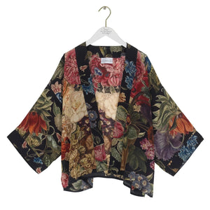 One Hundred Stars - Crepe Kimono Primula Black - HAYGEN