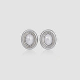 Heaven Mayhem - Prize Pearl Earrings - Silver with Pearl - HAYGEN