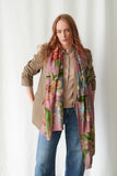 One Hundred Stars - Rhodoleia Pink Scarf