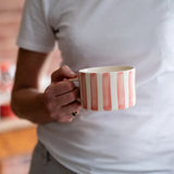 Musango - Mug Candy Stripes - Rose