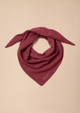TBCO - Merino Wool Triangle Scarf in Rust - HAYGEN