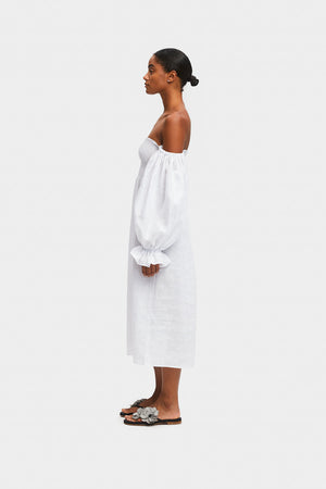 Sleeper - Atlanta Dress - White - HAYGEN