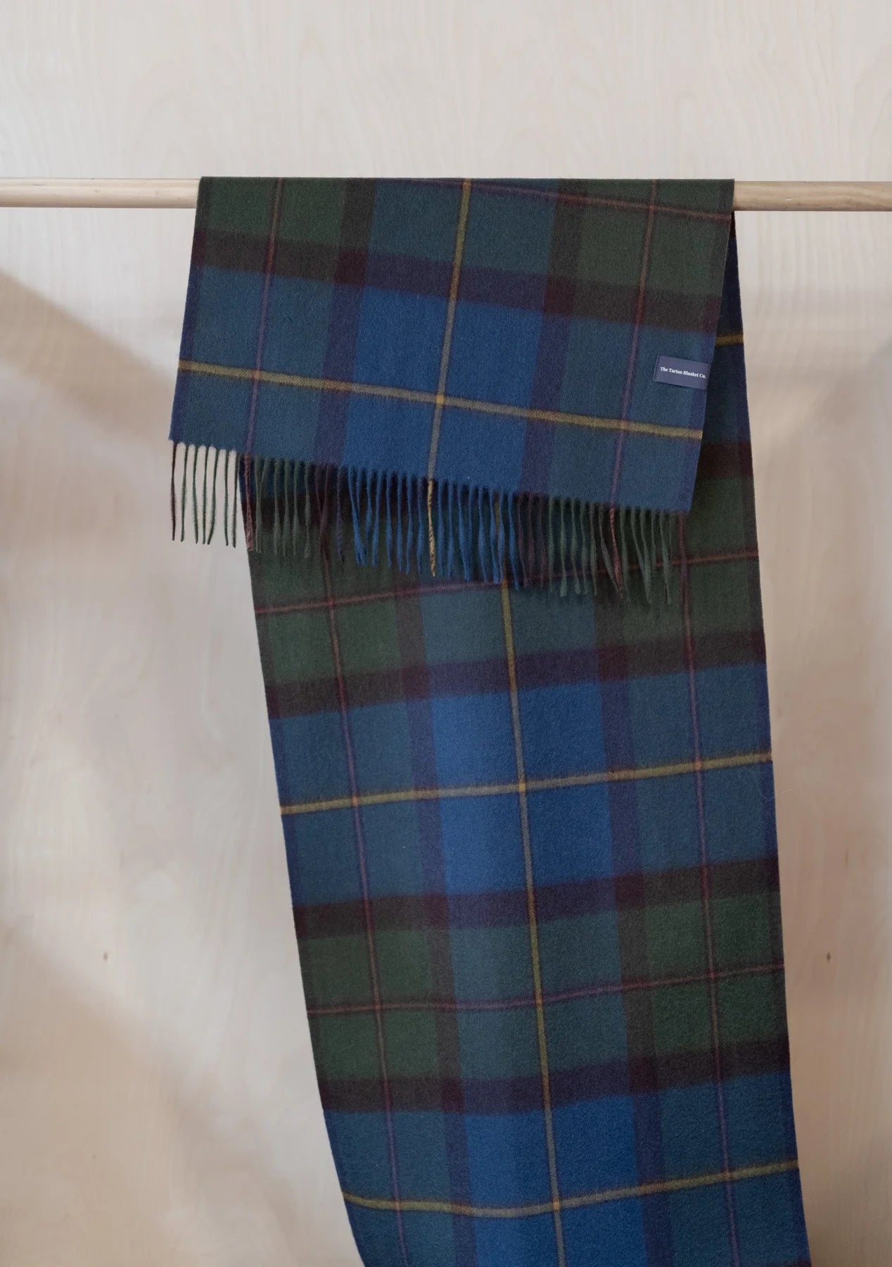 Tbco - Lambswool Oversized Scarf  Macleod of Harris Antique Tartan