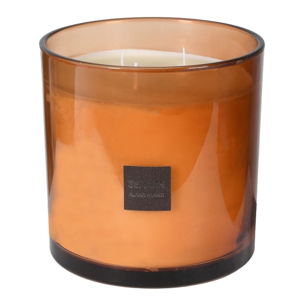 Large Amber 3 Wick Candle - HAYGEN