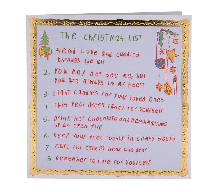 Arthouse - Christmas List Card - HAYGEN