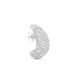 Billion Avenue - Small Bulb Diamond Earstud Single - Silver - HAYGEN