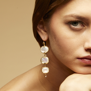 Gas Bijoux - Silene White Mother of Pearl - HAYGEN