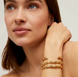 Gas Bijoux - Bambou bangle bracelet cabochons - HAYGEN