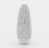 Billion Avenue - Bulb Diamond Earstud Single - Silver - HAYGEN
