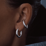 Billion Avenue - KOS Single Earring 20mm - Silver - HAYGEN