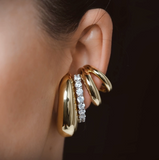 Billion Avenue - Double KOS Earcuff - Gold - HAYGEN