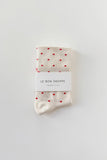 Le Bon Shoppe - Sneaker socks - Polka Dot Cream/Red - HAYGEN