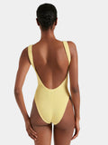 Hunza G - Square Neck Swim - Butter - HAYGEN