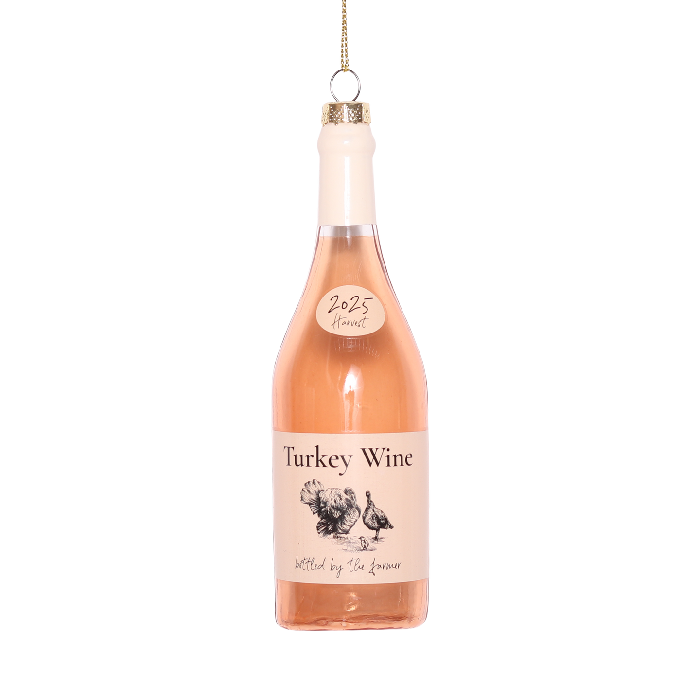 Turkey Wine Glass Decoration