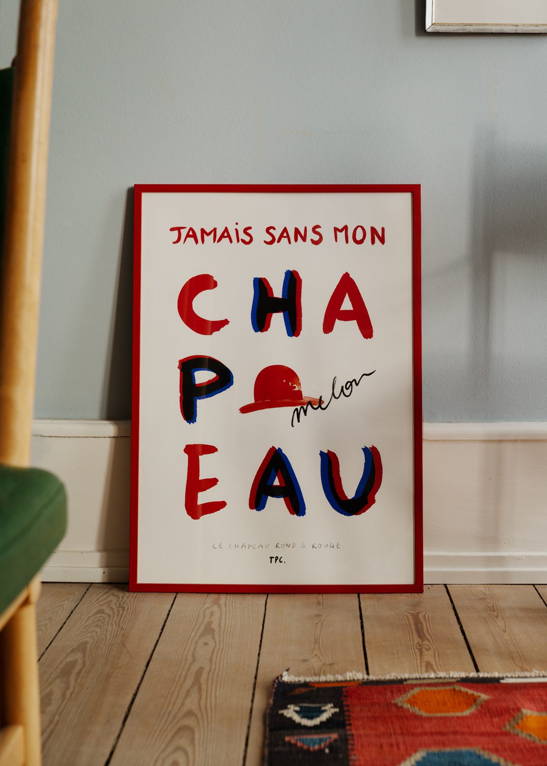 Another Art Project - Le Chapeau Rond et Rouge - 30x40cm - HAYGEN