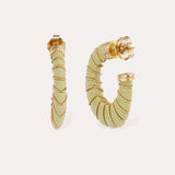 Gas Bijoux - Cyclade earrings small size - Almond - HAYGEN
