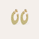 Gas Bijoux - Cyclade earrings small size - Almond - HAYGEN