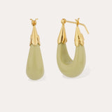 Gas Bijoux - Ecume Earrings Small - Almond - HAYGEN