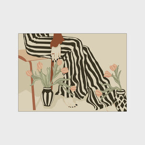 Sannel Larson - Tulips By My Feet - 30x40cm