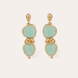 Gas Bijoux - Sirena earrings - Amazonite - HAYGEN